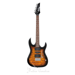 Ibanez GIO GRX70QA SB Electric Guitar – Sunburst Quilted Maple Art Grain Performance Guitar