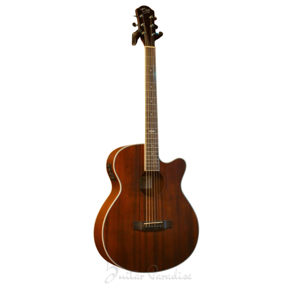 Qte QAG32 40-Inch Acoustic-Electric Guitar – Cutaway Concert-Size Guitar with Built-in Equalizer Pickup and Chromatic Tuner