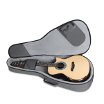 Real Mission Coolvox-D Black Premium Acoustic Guitar Soft Case – Heavy-Duty Waterproof Shockproof Gig Bag - Image 2