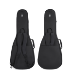 Real Mission Coolvox-D Black Premium Acoustic Guitar Soft Case – Heavy-Duty Waterproof Shockproof Gig Bag - Image 5