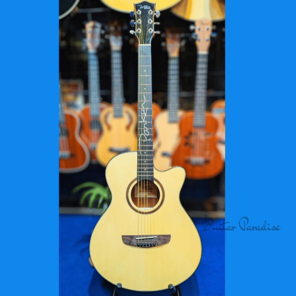 Parker L-720 A Cutaway Acoustic Guitar – Natural Gloss Spruce Top with Custom Fretboard Inlay