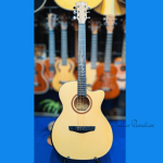 Parker LS-570 Cutaway Acoustic Guitar – Natural Spruce Top with Matching Wood Headstock