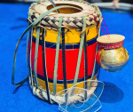 Professional Traditional Khamak – Handcrafted Neem Wood Body with Engraved Brass Pot