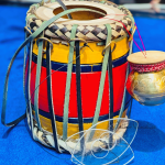Professional Traditional Khamak – Handcrafted Neem Wood Body with Engraved Brass Pot