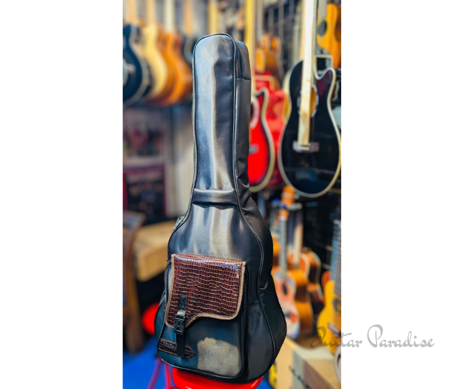 1 Custom-Made PU Leather Acoustic Guitar Gig Bag – Premium Waterproof Padded Soft Case for 40-Inch and 41-Inch Guitars - Image 1
