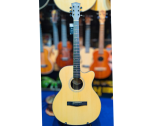 Chard 4030 Cutaway Pure Acoustic Guitar – 40-Inch All-Sapele Body