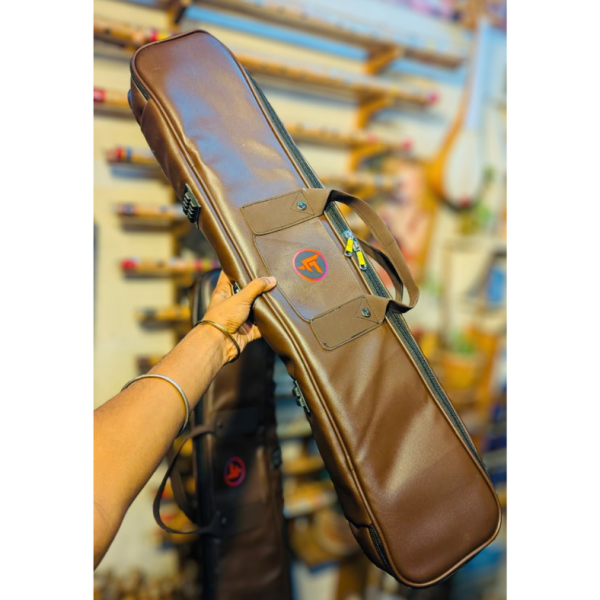 Labu Flutes Custom-Made 29-Inch PU Leather Flute Set Padded Foam Bag