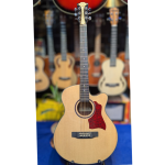 Kasper K400C-N Cutaway Pure Acoustic Guitar – 40-Inch Natural Finish