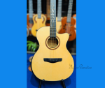 Parker LS-570 Cutaway Acoustic Guitar – Natural Spruce Top with Matching Wood Headstock - Image 2