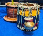 Professional Traditional Khamak – Handcrafted Neem Wood Body with Engraved Brass Pot - Image 3