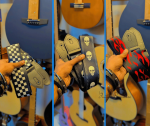 Vibrant Custom Printed Guitar Straps with Genuine Leather Ends – High-Density Woven Polyester for Acoustic, Electric & Bass Guitars - Image 3