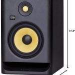 KRK ROKIT 7 G5 7-Inch Powered Studio Monitor – Bi-Amped Active Nearfield Studio Reference Monitor (Black)