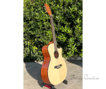 Boult BLT C40 PRO Acoustic Guitar – 40-Inch OM Cutaway Acoustic Guitar with Glossy Spruce Top and Mahogany Body
