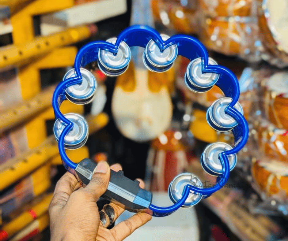 Crescent Headless Handheld Tambourine – Double-Row Steel Jingles Ergonomic Plastic Rhythm Percussion Crescent Headless Handheld Tambourine – Double-Row Steel Jingles Ergonomic Plastic Rhythm Percussion