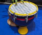 Handcrafted Tunable Mini Darbuka / Doumbek – Wooden Goblet Drum with Synthetic Grid Head