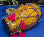 Premium Professional Punjabi Dhol – Hand-Carved Artisan Series (Natural) - Image 2