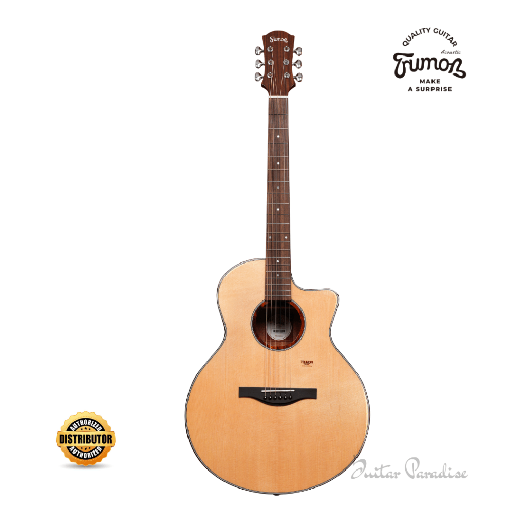 Trumon 150TF Premium Acoustic Guitar – Solid Sitka Spruce Top / African Mahogany (Natural)