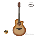 Trumon 150TF Premium Acoustic Guitar – Solid Sitka Spruce Top / African Mahogany (Smoky Sunset Gradient)