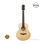 Trumon TSmini15 Premium Travel Acoustic Guitar – Solid Sitka Spruce Top / African Mahogany (Natural)