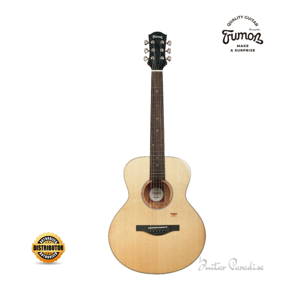 Trumon TSmini15 Premium Travel Acoustic Guitar – Solid Sitka Spruce Top / African Mahogany (Natural)