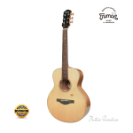 Trumon TSmini15 Premium Travel Acoustic Guitar – Solid Sitka Spruce Top / African Mahogany (Natural) - Image 2