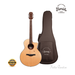Trumon 150TF Premium Acoustic-Electric Guitar – Solid Sitka Spruce Top / African Mahogany with Cat Paw $M1^C$ Pickup (Natural) - Image 7