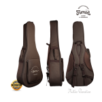 Trumon 150TF Premium Acoustic-Electric Guitar – Solid Sitka Spruce Top / African Mahogany with Cat Paw $M1^C$ Pickup (Natural) - Image 8