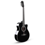 Kadence Frontier 40 Black Acoustic Guitar (KAD-FNTR-BLK) - Image 2