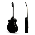 Kadence Frontier 40 Black Acoustic Guitar (KAD-FNTR-BLK) - Image 3