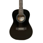 Kadence Frontier 34 Inch Travel Acoustic Guitar – Black (KAD-FNTR34-BLK) - Image 3