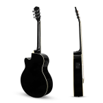 Kadence Frontier 40 EQ Black Acoustic Guitar (KAD-FNTR-BLK-EQ) - Image 3