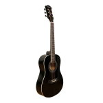 Kadence Frontier 34 Inch Travel Acoustic Guitar – Black (KAD-FNTR34-BLK) - Image 4