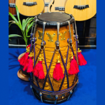 Pakistani Hand-Carved Naal Dhol (Full Size)