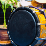 Pakistani Hand-Carved Naal Dhol (Full Size) - Image 3